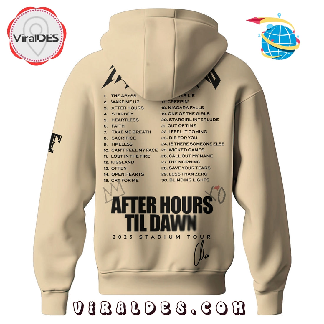 Texas Rangers x The Weeknd After Hours Til Dawn 2025 Hoodie