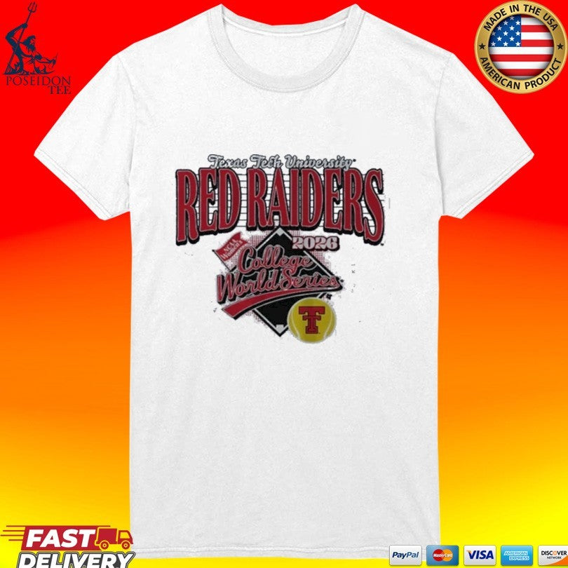 Texas Tech Softball 2026 Women’s College World Series T-shirt