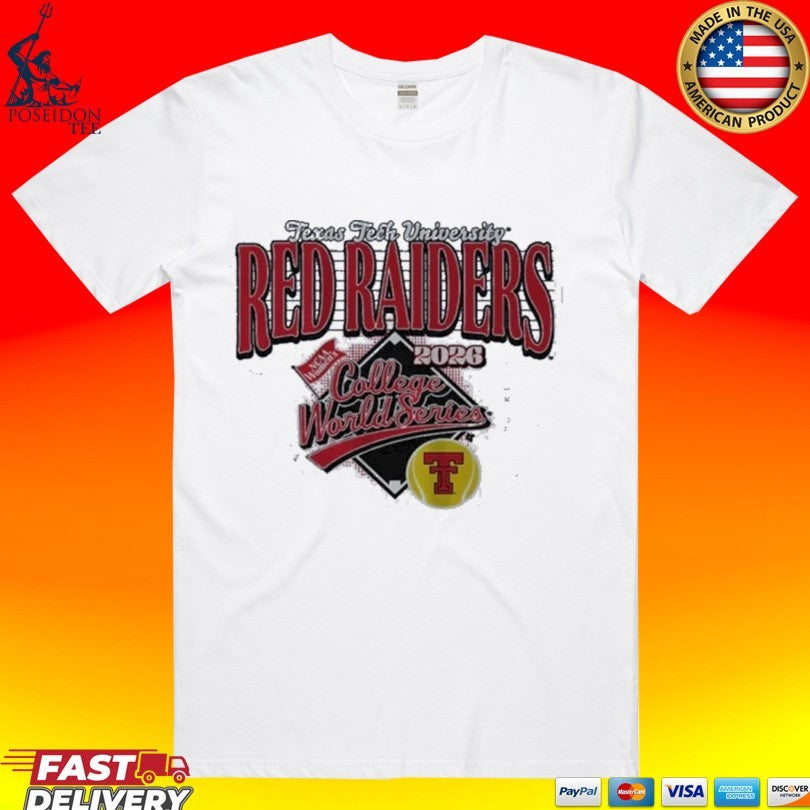 Texas Tech Softball 2026 Women’s College World Series T-shirt