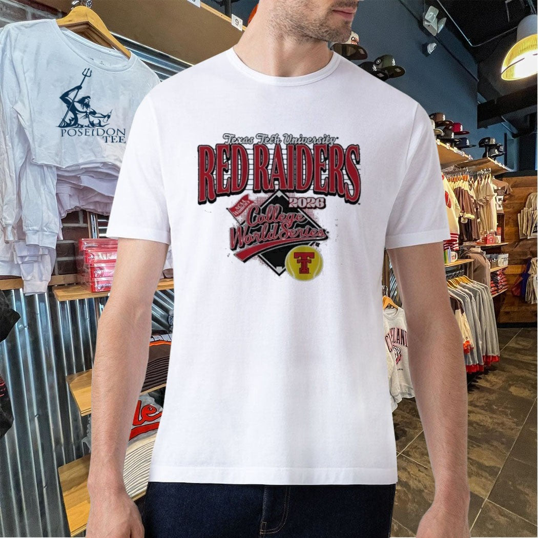 Texas Tech Softball 2026 Women’s College World Series T-shirt