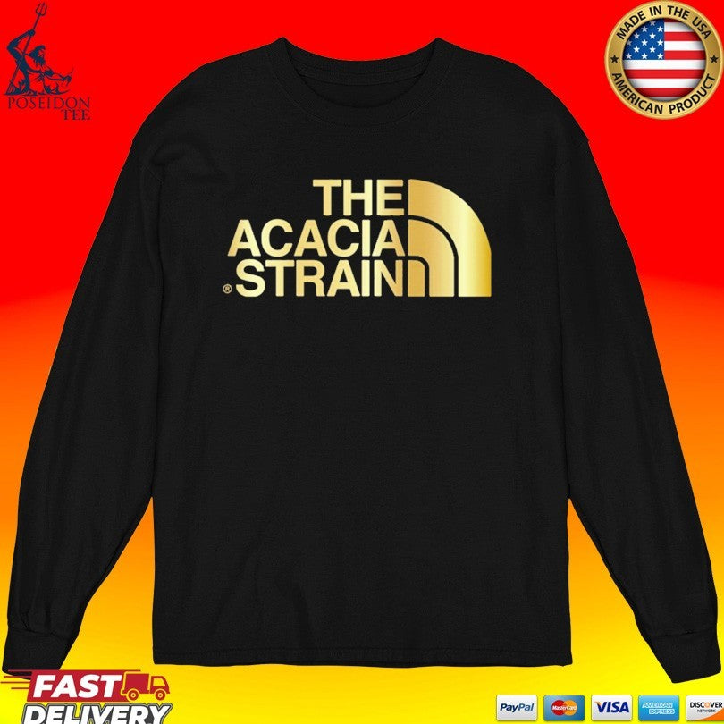 The Acacia Strain Stack Arch Gold Foil T-shirt