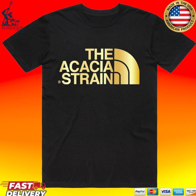 The Acacia Strain Stack Arch Gold Foil T-shirt