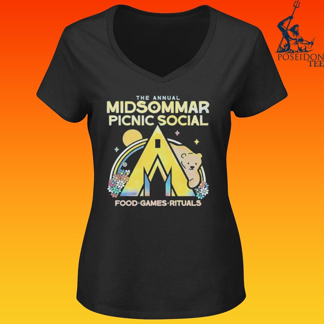 The Annual Midsommar Picnic Social Food-games Rituals T-shirt