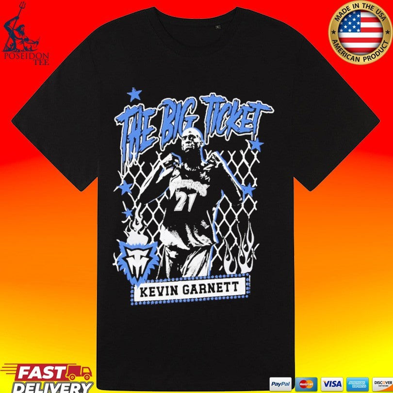 The Big Ticket Kevin Garnett Nba Mitchell & Ness Nba Street Player T-shirt
