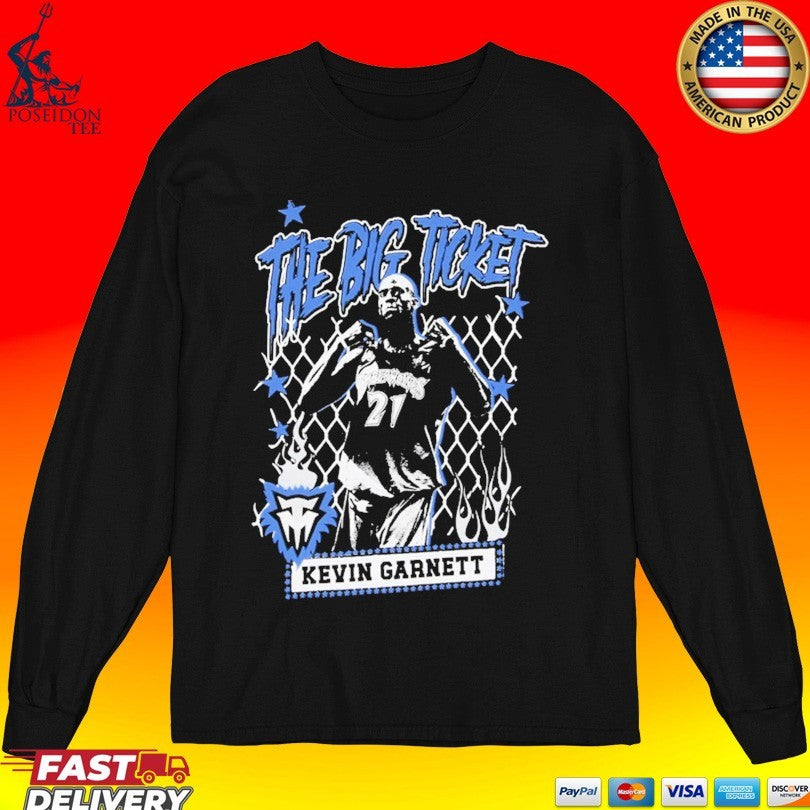 The Big Ticket Kevin Garnett Nba Mitchell & Ness Nba Street Player T-shirt