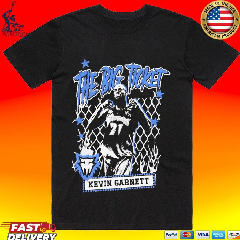 The Big Ticket Kevin Garnett Nba Mitchell & Ness Nba Street Player T-shirt