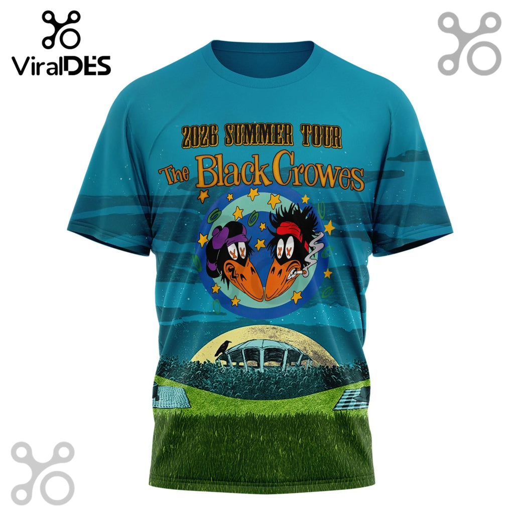 The Black Crowes And Whiskey Myers 3D T-Shirt
