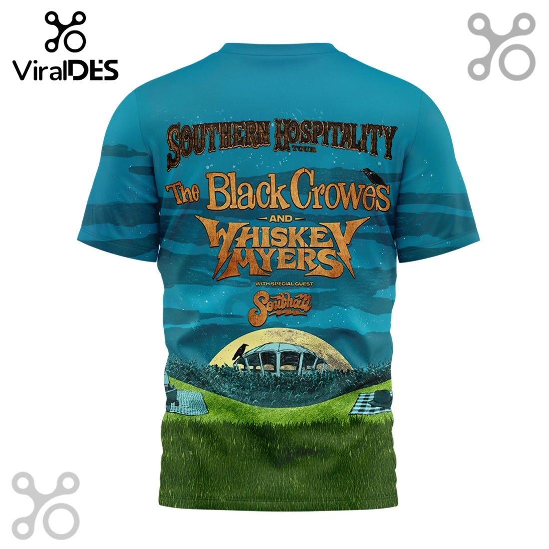The Black Crowes And Whiskey Myers 3D T-Shirt
