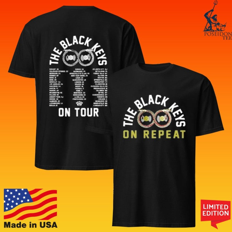 The Black Keys Black Nrnf On Repeat Tour T-shirt