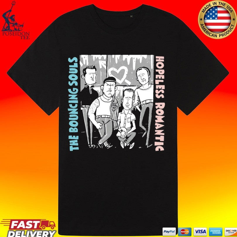 The Bouncing Souls Hopeless Romantic Alternative Cover T-shirt