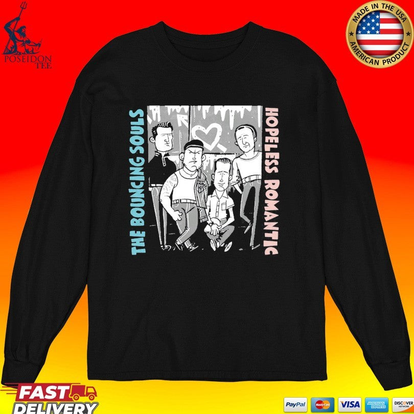 The Bouncing Souls Hopeless Romantic Alternative Cover T-shirt