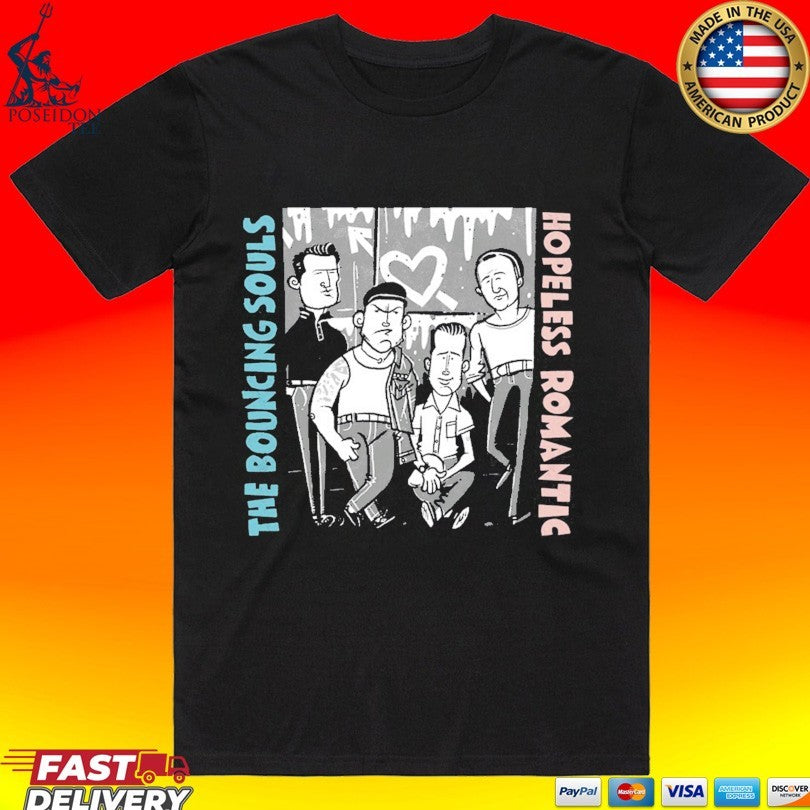 The Bouncing Souls Hopeless Romantic Alternative Cover T-shirt
