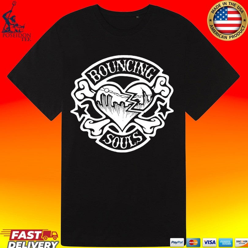 The Bouncing Souls Rocker Heart T-shirt