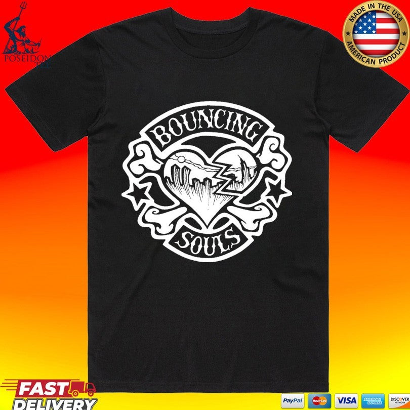 The Bouncing Souls Rocker Heart T-shirt