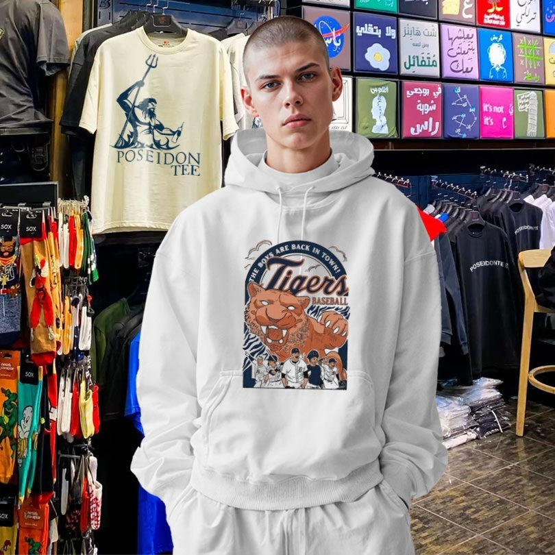 The Boys Are Back in Town Tigers Baseball T-shirt