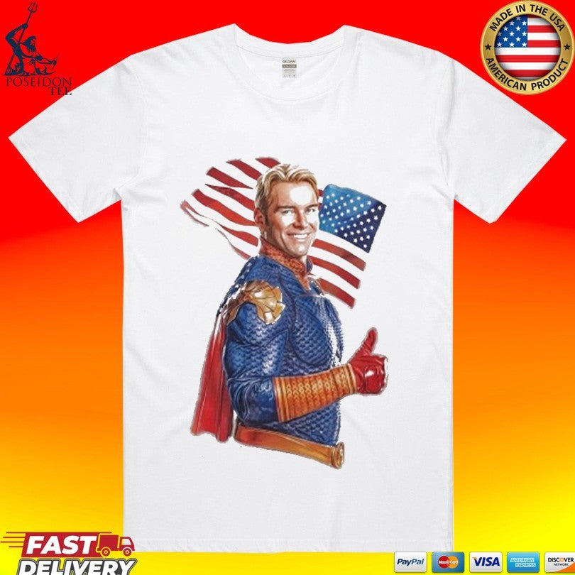 The Boys Season 5 Jack Quaid Homelander Freedom Camp 37 Prisoner T-shirt