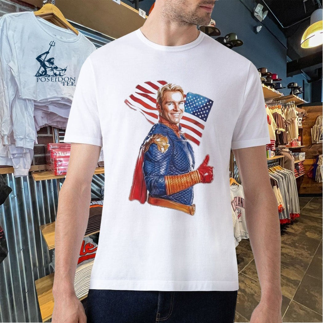 The Boys Season 5 Jack Quaid Homelander Freedom Camp 37 Prisoner T-shirt