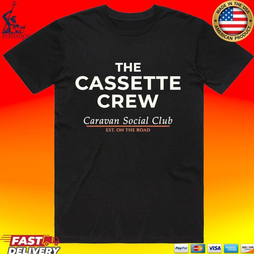 The Cassette Crew Caravan Social Club T-shirt
