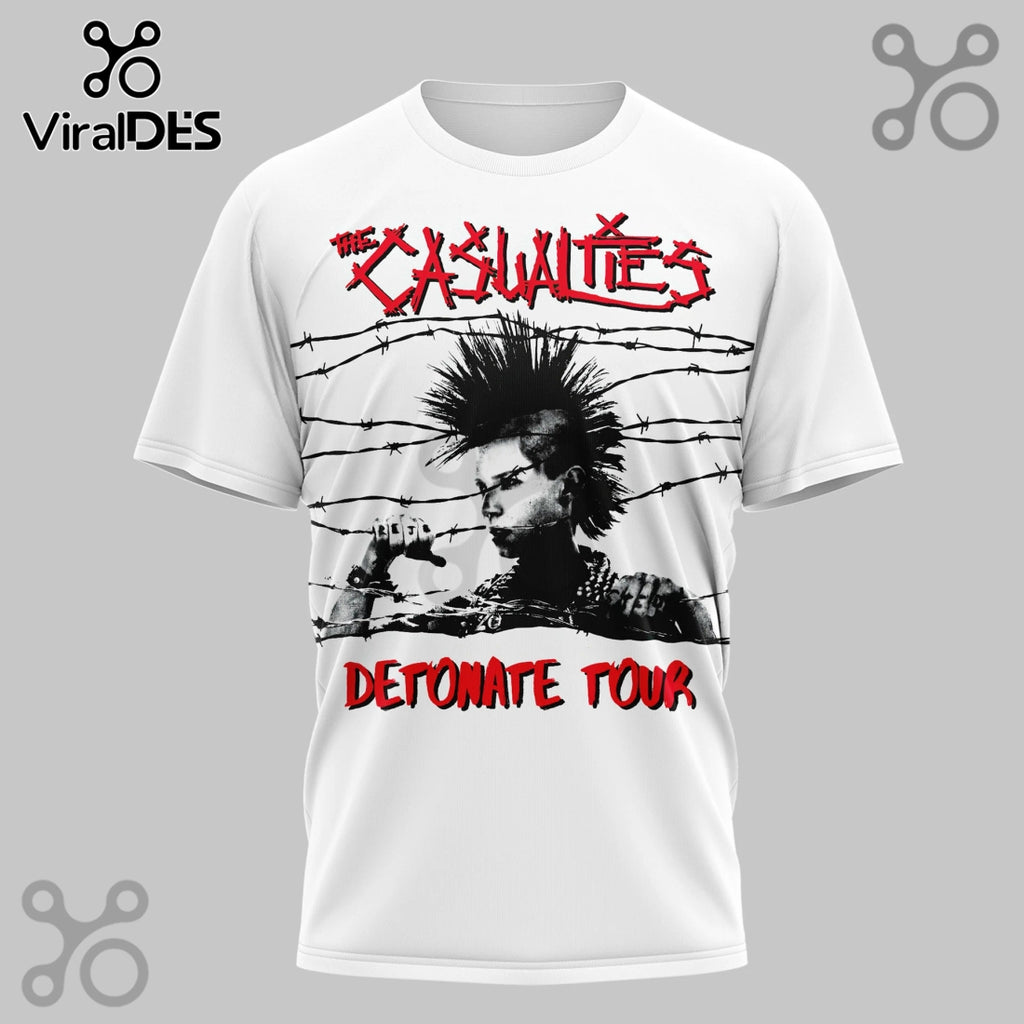 The Casualties Detonate Tour 2026 T-Shirt