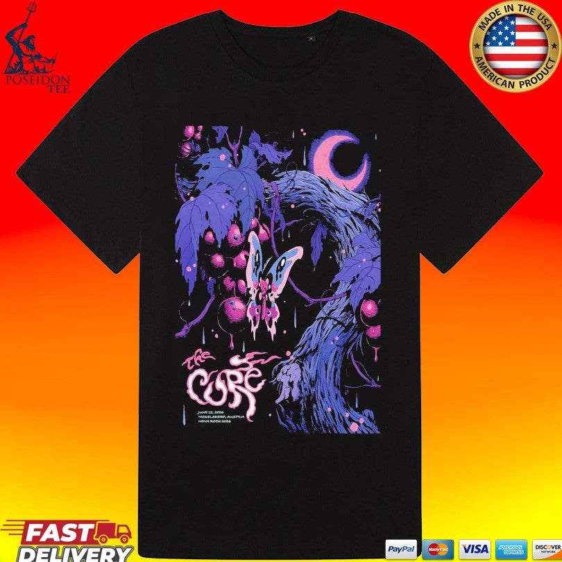 The Cure June 12 2026 Nova Rock Festival In Nickelsdorf Austria At Pannonia Fields T-shirt