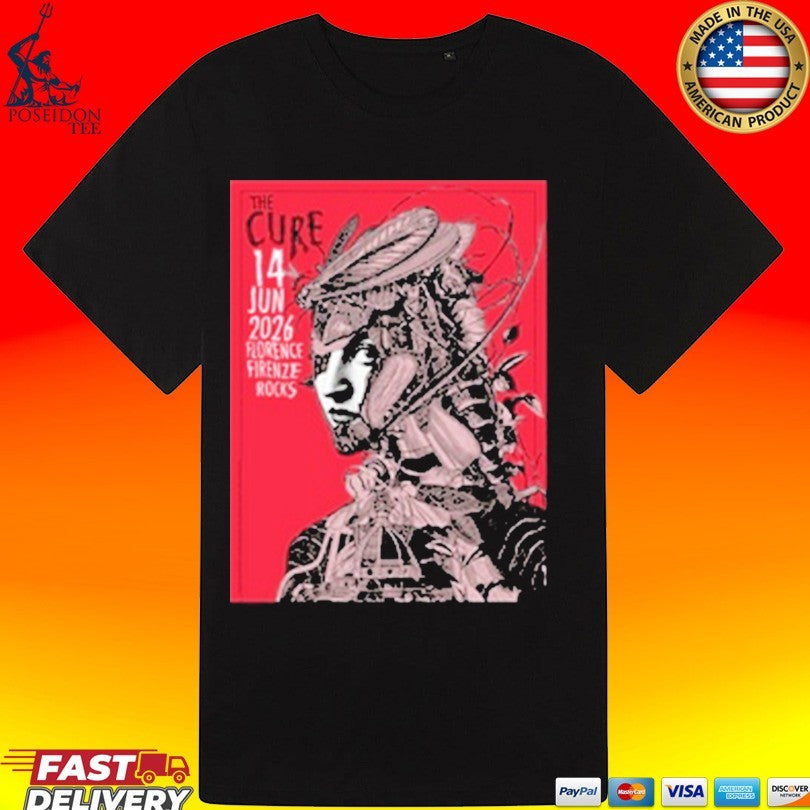 The Cure Us Florence 2026 Event T-shirt