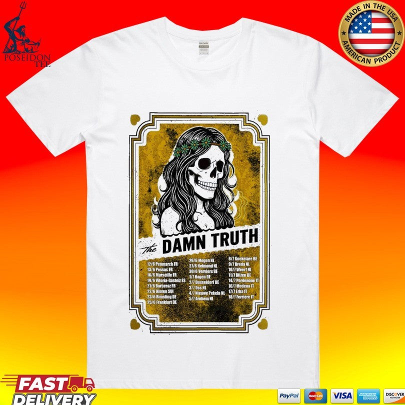 The Damn Truth Europe 2026 Tour T-shirt