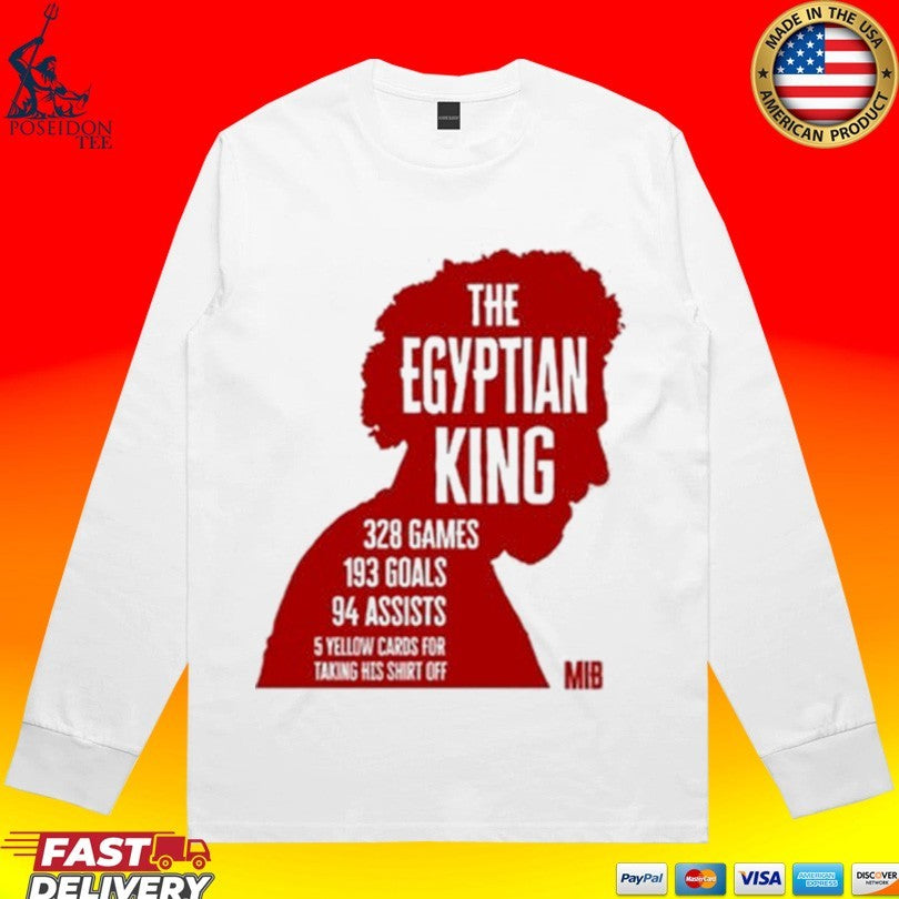 The Egyptian King 328 Games 193 Goals 94 Assists 5 Yellow Cards For Taking His T-shirt Off T-shirt