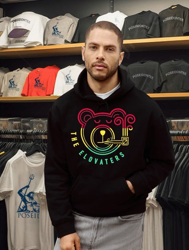 The Elovaters Smoking Rasta Bear T-shirt