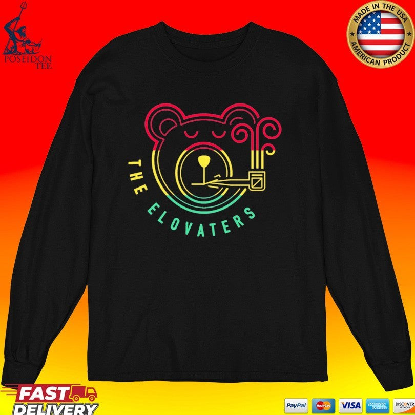 The Elovaters Smoking Rasta Bear T-shirt