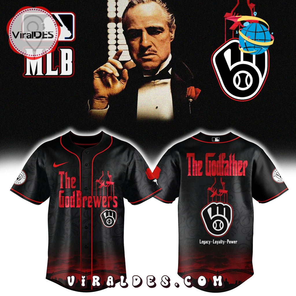 The Godfather 2025 x Milwaukee Brewers Baseball Jersey