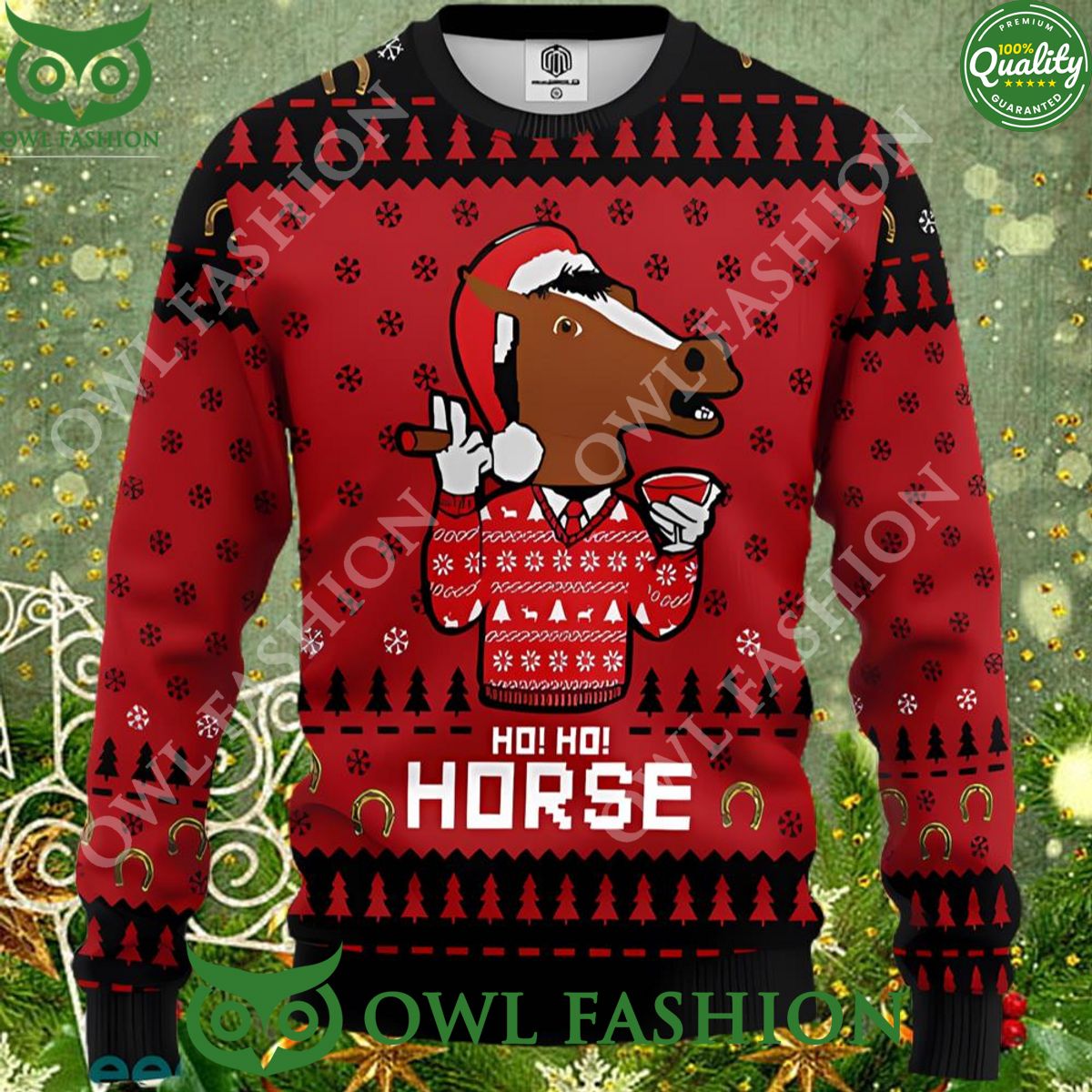 The Guardian Bojack Horseman Ugly Christmas Sweater Jumper