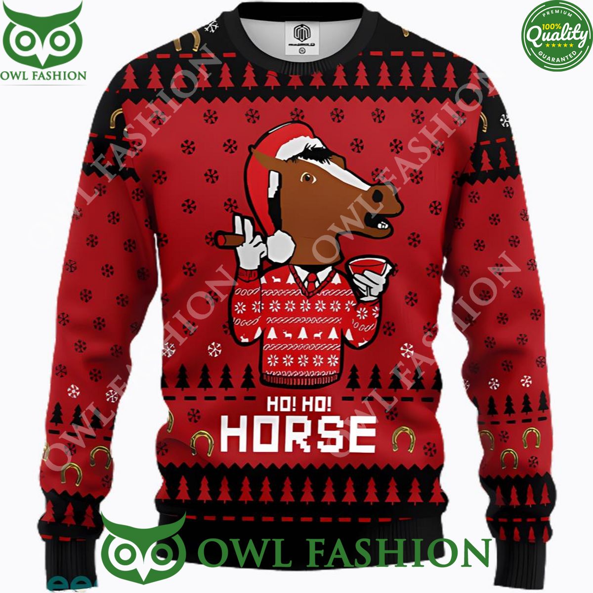 The Guardian Bojack Horseman Ugly Christmas Sweater Jumper