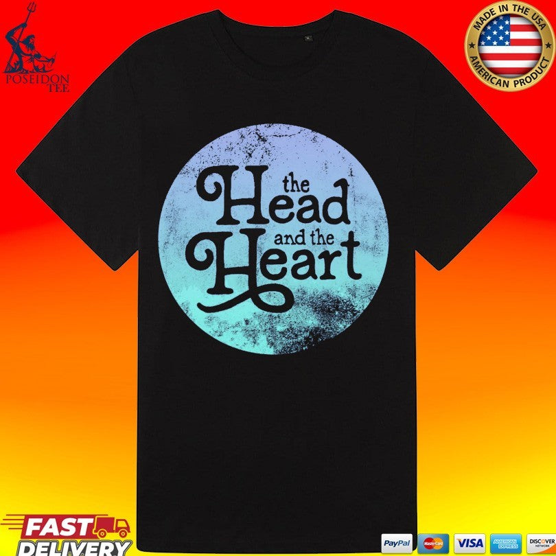 The Head In The Heart Periwinkle Gradient T-shirt