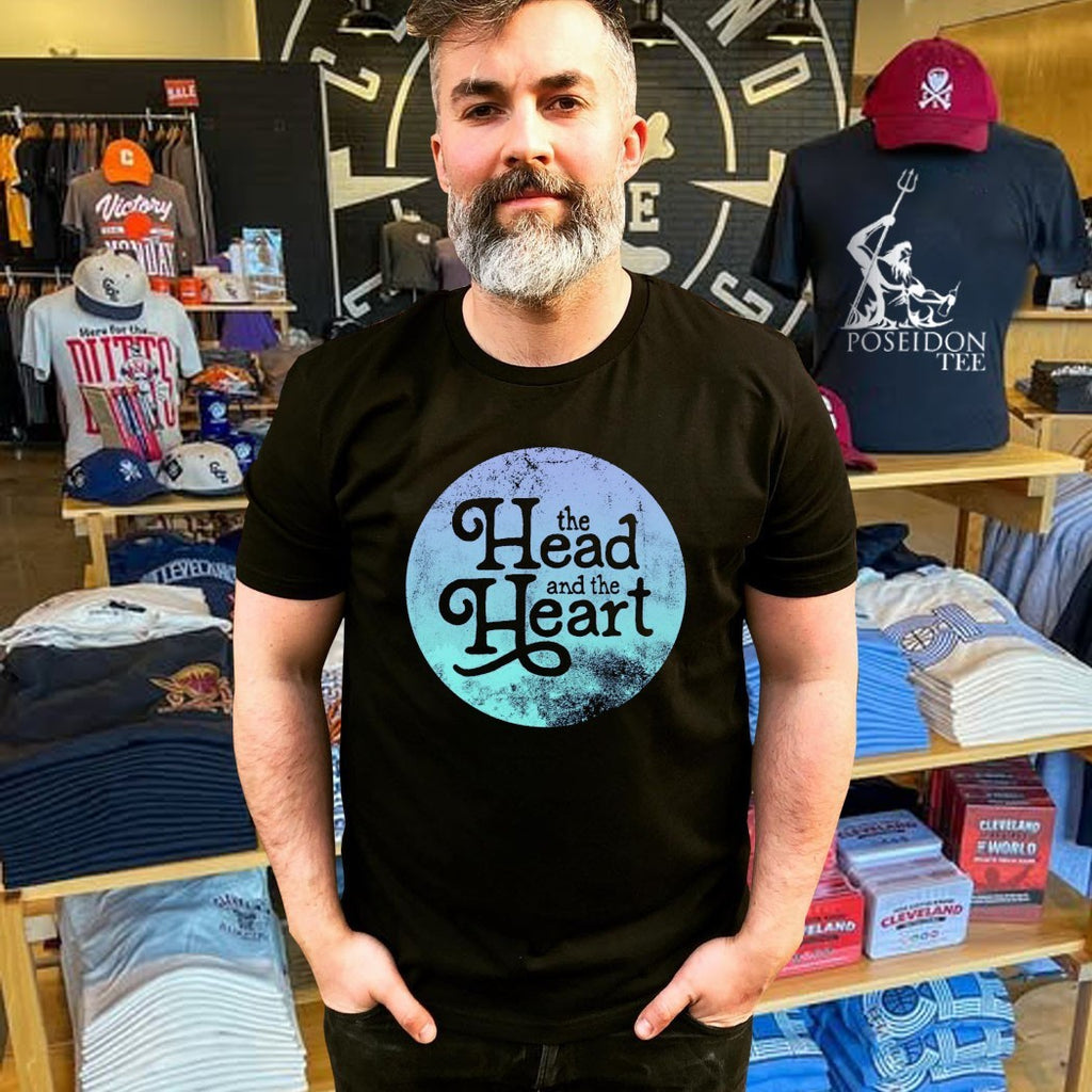 The Head In The Heart Periwinkle Gradient T-shirt