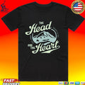 The Head In The Heart Seattle WA Est 2009 Mountain Logo T-shirt
