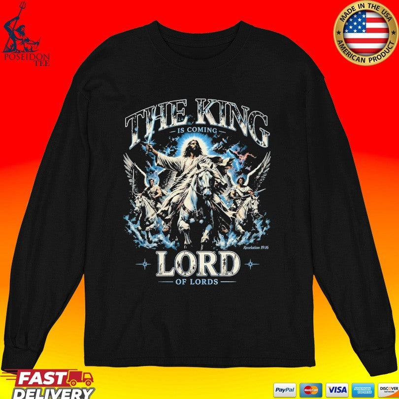 The King Is Coming Christian Streetwear T-shirt
