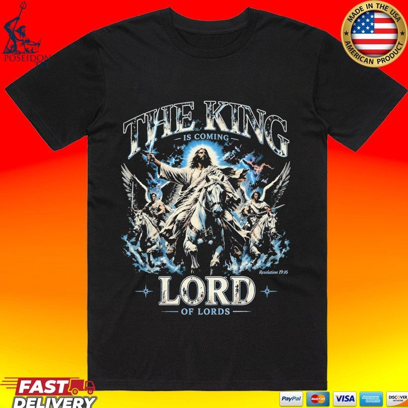 The King Is Coming Christian Streetwear T-shirt