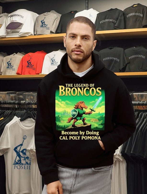 The Legend Of Broncos Become By Doing Cal Poly Pomona T-shirt