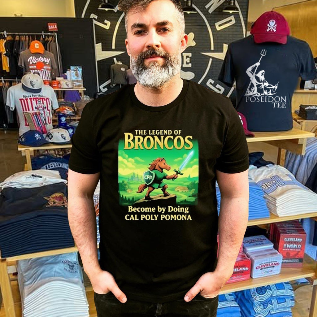 The Legend Of Broncos Become By Doing Cal Poly Pomona T-shirt