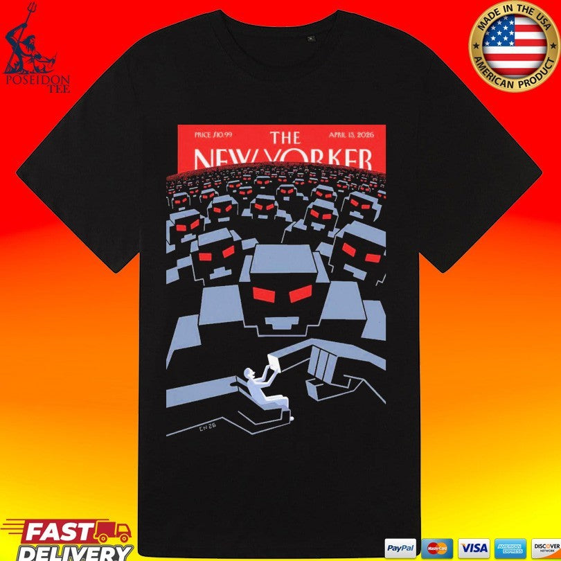 The New Yorker April 13 2026 Christoph Niemann New Horizons T-shirt
