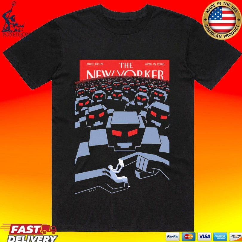 The New Yorker April 13 2026 Christoph Niemann New Horizons T-shirt