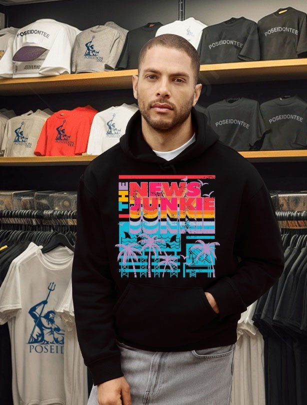 The News Junkie Summer Vibes T-shirt