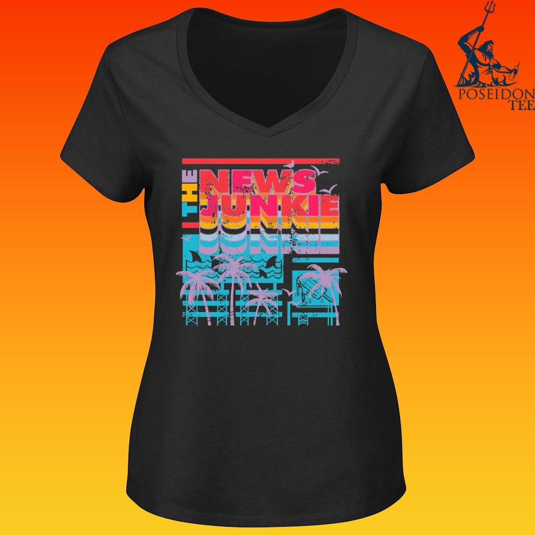 The News Junkie Summer Vibes T-shirt