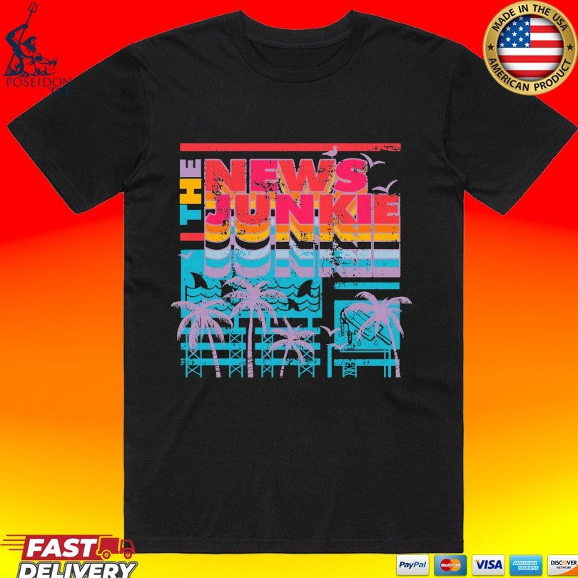 The News Junkie Summer Vibes T-shirt