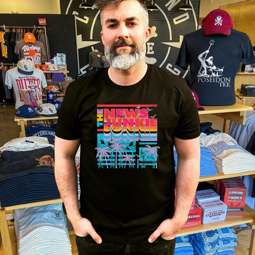 The News Junkie Summer Vibes T-shirt