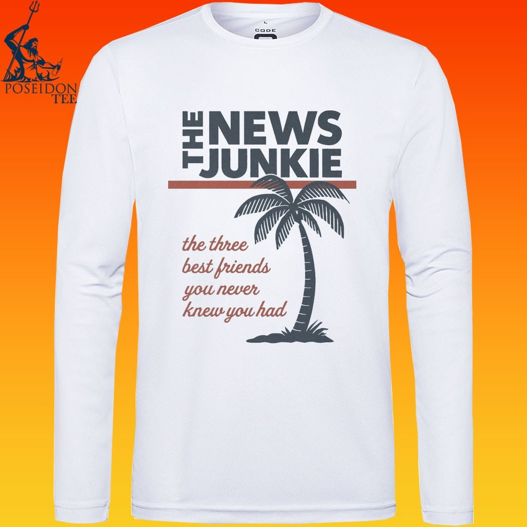 The News Junkie The Three Best Friends You Never Knew You Had Beach T-shirt
