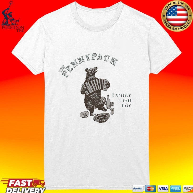 The Pennypack Family Fish Fry Retro T-shirt