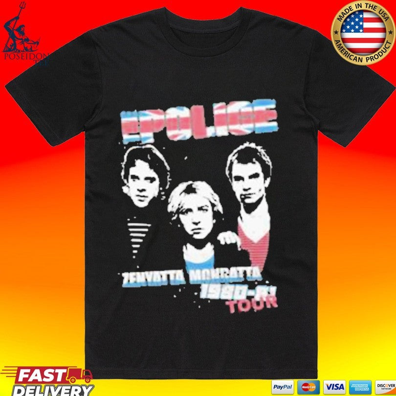 The Police Zenyatta Mondatta 1980 Tour T-shirt
