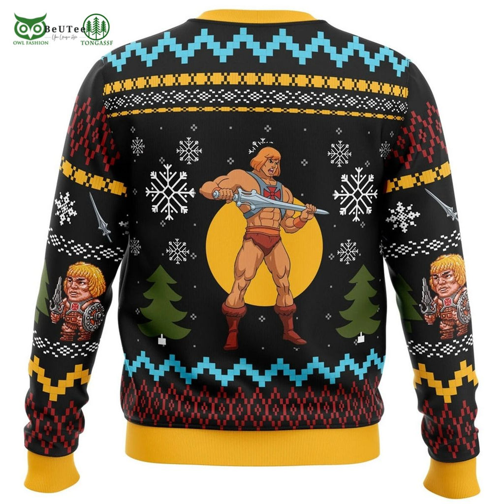 The Power Of Christmas He Man Ugly Sweater