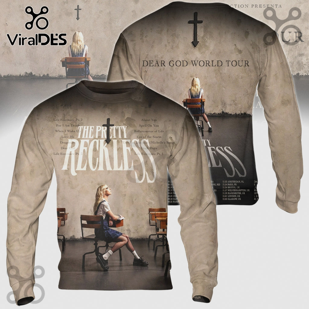 The Pretty Reckless Dear God Tour Graphic Premium T-Shirt